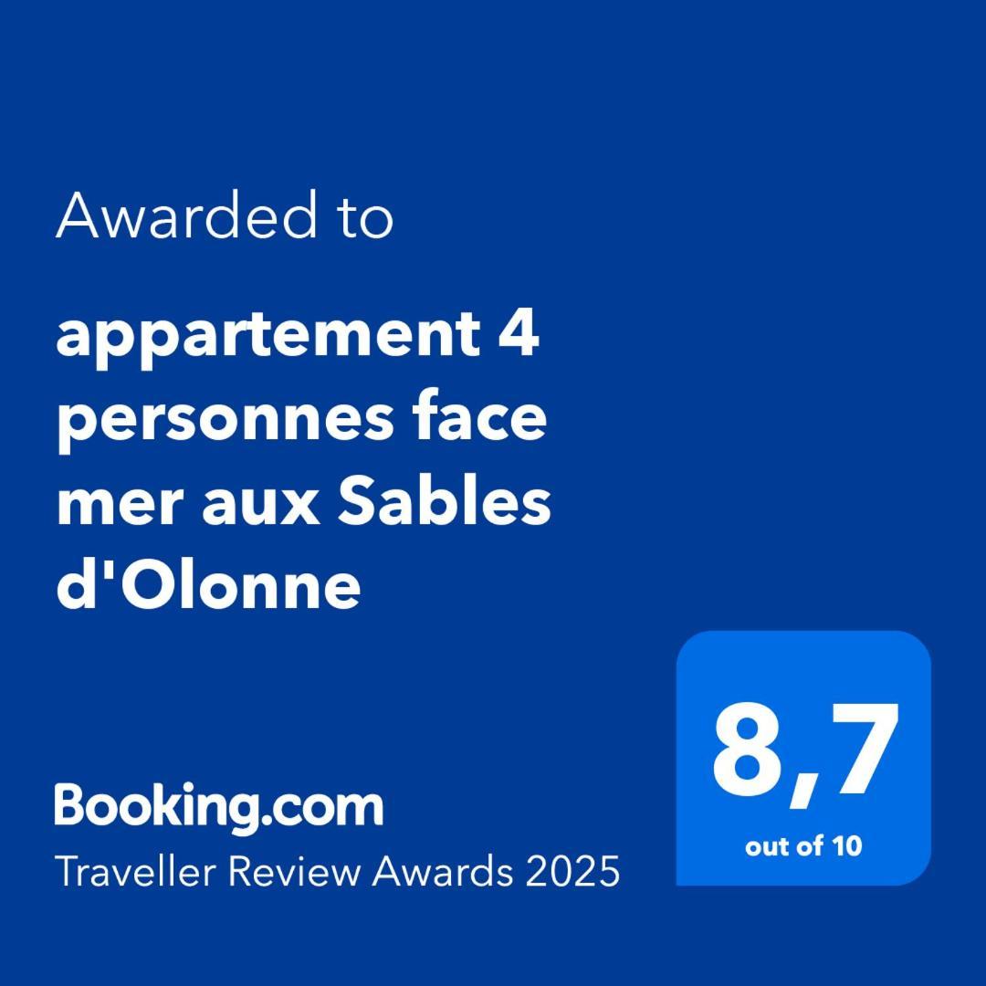 Appartement 4 Personnes Face Mer Aux Sables D'Olonne Ле-Сабль-д’Олон Экстерьер фото